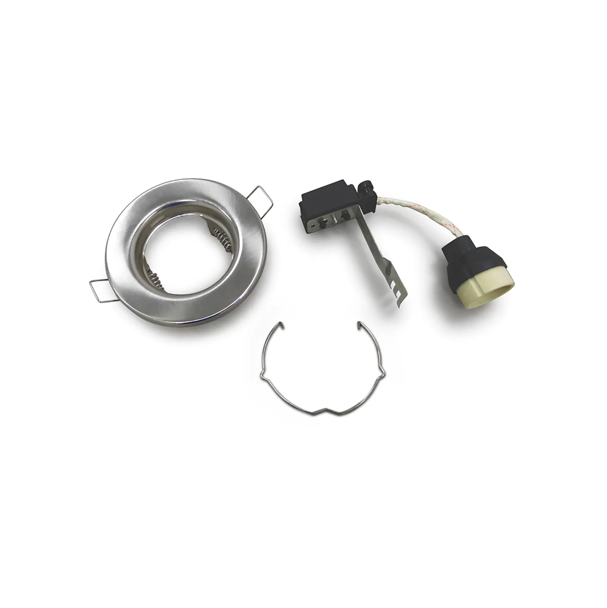 Hudson GU10 Fixed Downlight, Cut Out 60mm Satin Nickel D0037  Deco Hudson